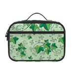 Christmas Ivy Leaf Pattern Print Portable Lunch Bag
