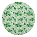 Christmas Ivy Leaf Pattern Print Round Blanket