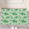 Christmas Ivy Leaf Pattern Print Rubber Doormat