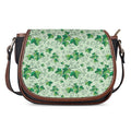 Christmas Ivy Leaf Pattern Print Saddle Bag