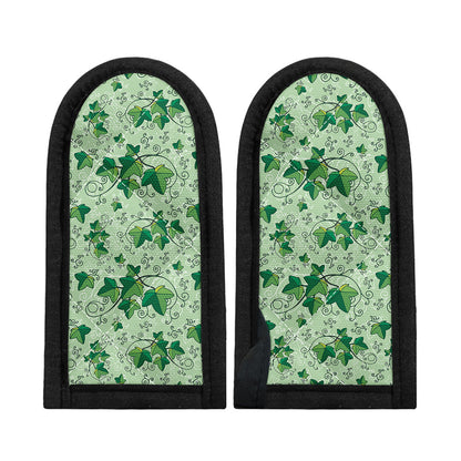 Christmas Ivy Leaf Pattern Print Skillet Handle Cover