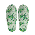 Christmas Ivy Leaf Pattern Print Slippers