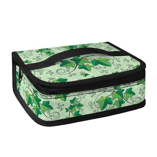 Christmas Ivy Leaf Pattern Print Small Lunch Bag