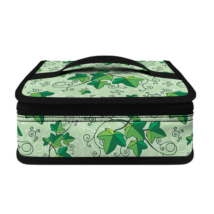 Christmas Ivy Leaf Pattern Print Small Lunch Bag