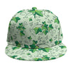 Christmas Ivy Leaf Pattern Print Snapback Cap