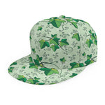 Christmas Ivy Leaf Pattern Print Snapback Cap