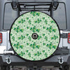 Christmas Ivy Leaf Pattern Print Tire Cover With Camera Hole