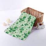 Christmas Ivy Leaf Pattern Print Towel