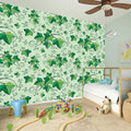Christmas Ivy Leaf Pattern Print Wall Sticker