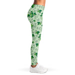 Christmas Ivy Leaf Pattern Print Women's Leggings