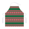 Christmas Knitted Pattern Print Adjustable Apron