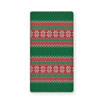 Christmas Knitted Pattern Print Baby Crib Sheet