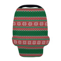 Christmas Knitted Pattern Print Baby Seat Cover