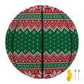 Christmas Knitted Pattern Print Basketball