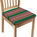 Christmas Knitted Pattern Print Chair Cushion Cover