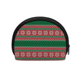 Christmas Knitted Pattern Print Coin Purse