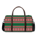 Christmas Knitted Pattern Print Duffel Bag