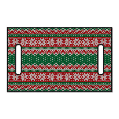 Christmas Knitted Pattern Print Golf Cart Seat Cover