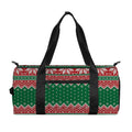 Christmas Knitted Pattern Print Gym Bag