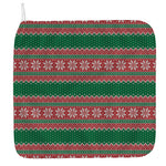 Christmas Knitted Pattern Print Hand Towel