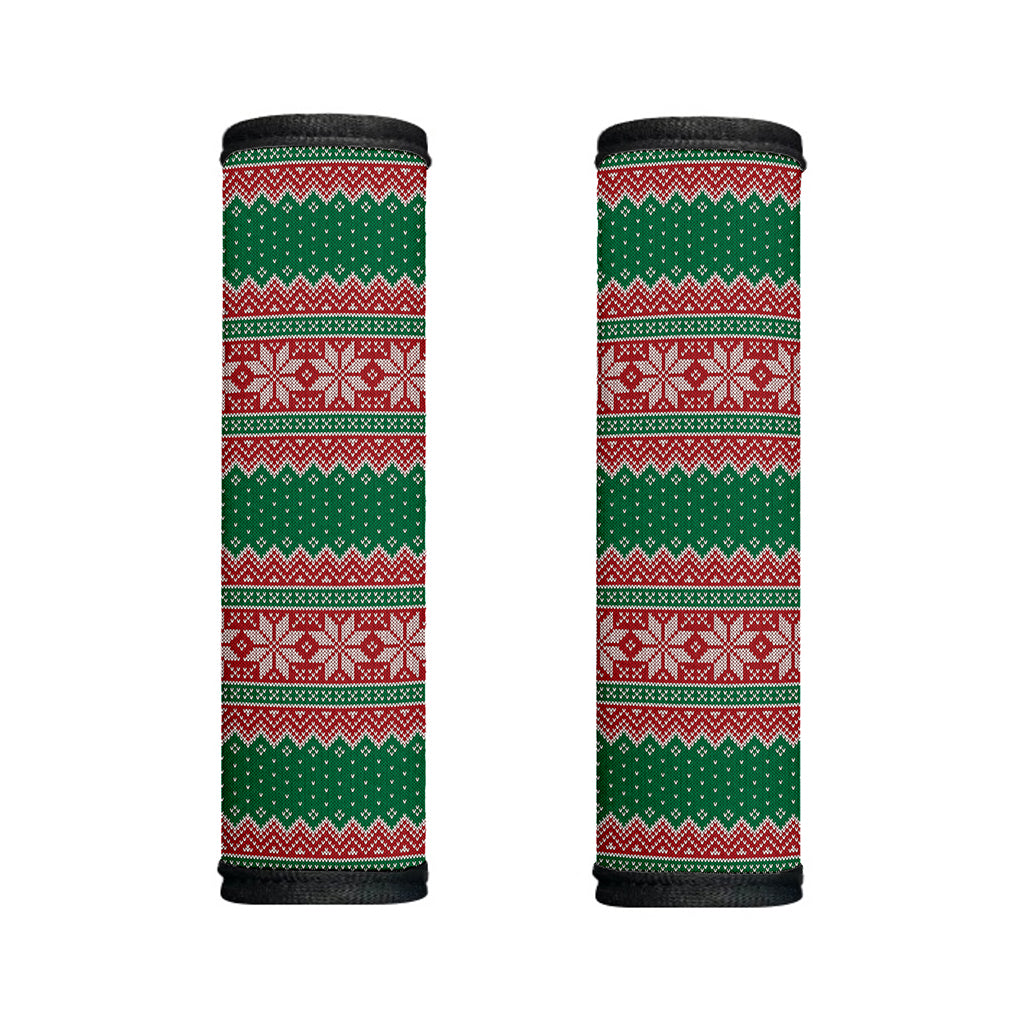 Christmas Knitted Pattern Print Handle Covers