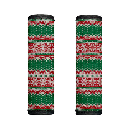 Christmas Knitted Pattern Print Handle Covers