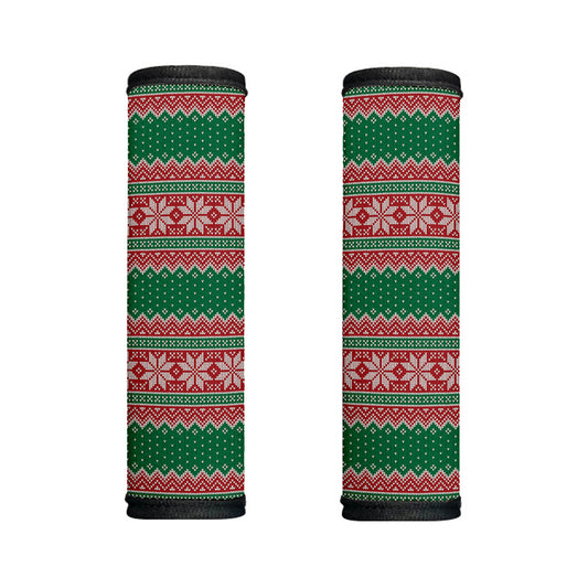Christmas Knitted Pattern Print Handle Covers