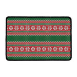 Christmas Knitted Pattern Print Kitchen Mat