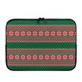 Christmas Knitted Pattern Print Laptop Sleeve