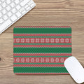 Christmas Knitted Pattern Print Mouse Pad