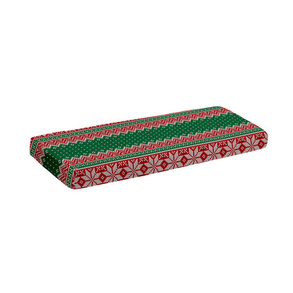 Christmas Knitted Pattern Print Piano Keyboard Cover