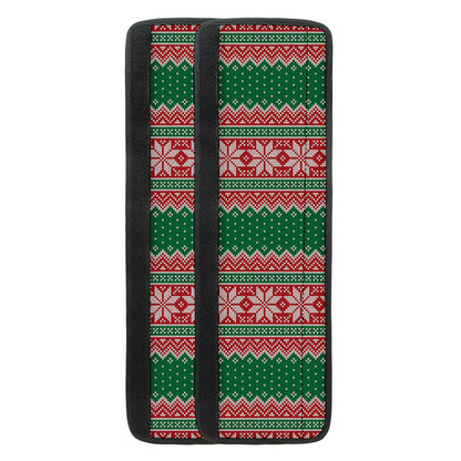 Christmas Knitted Pattern Print Refrigerator Handle Covers