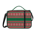 Christmas Knitted Pattern Print Shoulder Strap Bible Bag