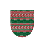 Christmas Knitted Pattern Print Toilet Lid Cover