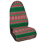 Christmas Knitted Pattern Print Waterproof Car Seat Cover