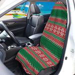 Christmas Knitted Pattern Print Waterproof Car Seat Cover