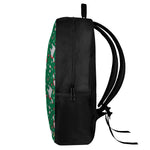Christmas Llama Pattern Print 17 Inch Backpack