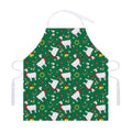 Christmas Llama Pattern Print Adjustable Apron