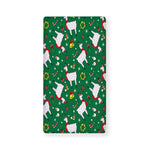 Christmas Llama Pattern Print Baby Crib Sheet