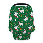 Christmas Llama Pattern Print Baby Seat Cover