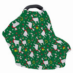 Christmas Llama Pattern Print Baby Seat Cover