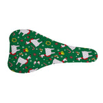 Christmas Llama Pattern Print Bicycle Seat Cover