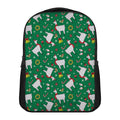 Christmas Llama Pattern Print Casual Backpack