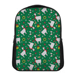 Christmas Llama Pattern Print Casual Backpack