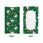 Christmas Llama Pattern Print Changing Pad Cover