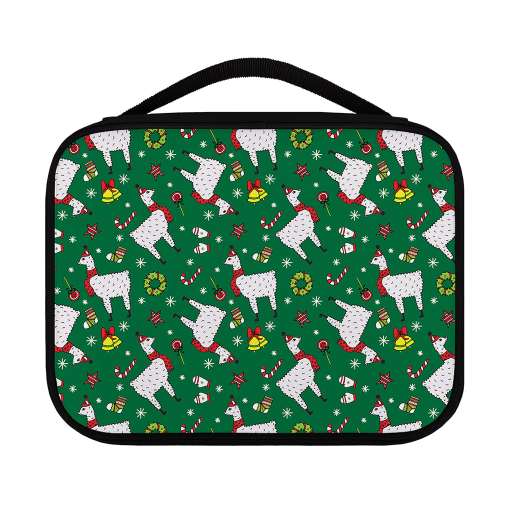 Christmas Llama Pattern Print Classic Bible Case