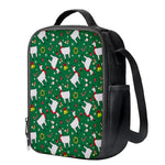 Christmas Llama Pattern Print Crossbody Lunch Bag