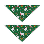 Christmas Llama Pattern Print Dog Bandana