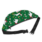 Christmas Llama Pattern Print Fanny Pack