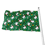 Christmas Llama Pattern Print Flag